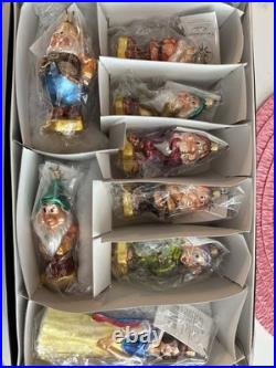 Christopher Radko Disney PETITE SNOW WHITE & THE SEVEN DWARFS Set 99-DIS-4