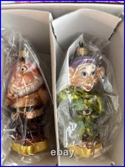 Christopher Radko Disney PETITE SNOW WHITE & THE SEVEN DWARFS Set 99-DIS-4