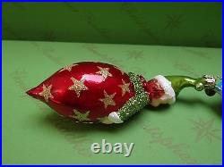 Christopher Radko Disney Peter Pan Red Glass Ornament