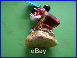 Christopher Radko Disney Pirate Minnie Glass Ornament