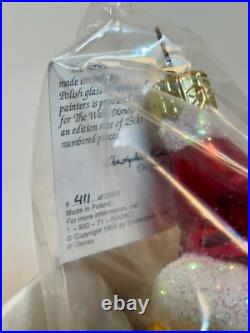 Christopher Radko Disney Pooh's Favorite Gift Ornament LE Glass 7in