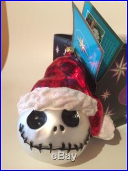 Christopher Radko Disney Santa Jack Skellington Ornament Nightmare Before Xmas