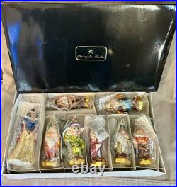 Christopher Radko Disney Snow White & The Seven Dwarfs Glass Ornaments Christopher Radko Disney Snow White & The Seven Dwarfs Glass Ornaments