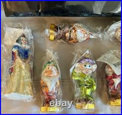 Christopher Radko Disney Snow White & The Seven Dwarfs Glass Ornaments
