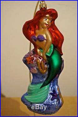 Christopher Radko Disney The Little Mermaid Ariel Glass Ornament 97-DIS-82