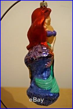 Christopher Radko Disney The Little Mermaid Ariel Glass Ornament 97-DIS-82
