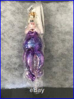 Christopher Radko Disney The Little Mermaid Ursula Glass Ornament 3010218
