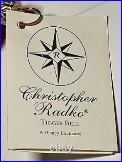 Christopher Radko Disney Tigger Bell 2001 A Disney Exclusive Ornament