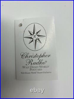 Christopher Radko Disney World Vacation Post Card Glass Ornament 00-DIS-50