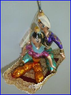 Christopher Radko Disney's Aladdin Magic Carpet Ride Ornament 1999
