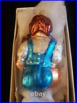 Christopher Radko Dorothy And Toto Wizard Of Oz 1997 Ornament