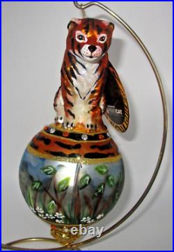 Christopher Radko EYE of the TIGER DCL 2019 Christmas Drop Ornament New +Box NWT