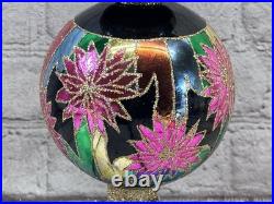 Christopher Radko Exotica Finial 1012610 2006 Rare 18 Triple Ball Tree Topper