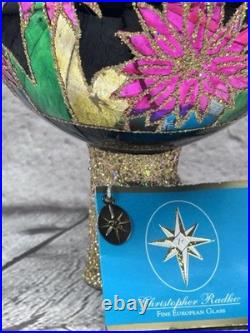 Christopher Radko Exotica Finial 1012610 2006 Rare 18 Triple Ball Tree Topper Christopher Radko Exotica Finial 1012610 2006 Rare 18 Triple Ball Tree Topper