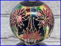 Christopher Radko Exotica Finial 1012610 2006 Rare 18 Triple Ball Tree Topper Christopher Radko Exotica Finial 1012610 2006 Rare 18 Triple Ball Tree Topper