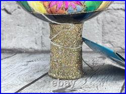 Christopher Radko Exotica Finial 1012610 2006 Rare 18 Triple Ball Tree Topper Christopher Radko Exotica Finial 1012610 2006 Rare 18 Triple Ball Tree Topper