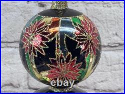 Christopher Radko Exotica Finial 1012610 2006 Rare 18 Triple Ball Tree Topper