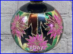 Christopher Radko Exotica Finial 1012610 2006 Rare 18 Triple Ball Tree Topper Christopher Radko Exotica Finial 1012610 2006 Rare 18 Triple Ball Tree Topper