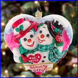 Christopher Radko FOREVER AND ALWAYS -February- Ornament Of The Month 1021694