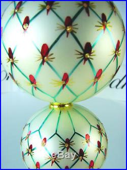 Christopher Radko FRENCH REGENCY Elegant Polish Glass Ornament BEAUTIFUL
