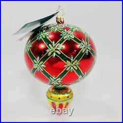 Christopher Radko Fantasia Fantasy Red 2005 Christmas Ornament 6? NEW W TAG