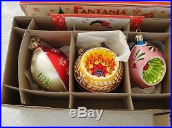 Christopher Radko Fantasia Ornaments 3 Boxes (9 Pieces)