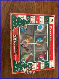 Christopher Radko Fantasia Ornaments Complete Box Minty