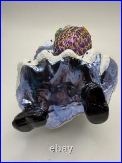 Christopher Radko Father Frost Santa with Christmas Tree 9 Ornament Tag & Bag