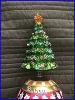 Christopher Radko Festive Fellow Finial 2004 Reflector Tree Top Finial