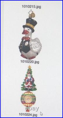 Christopher Radko Festive Fellow Finial 2004 Reflector Tree Top Finial Christopher Radko Festive Fellow Finial 2004 Reflector Tree Top Finial