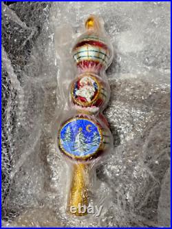 Christopher Radko Festive & Folksy Finial Tree Topper