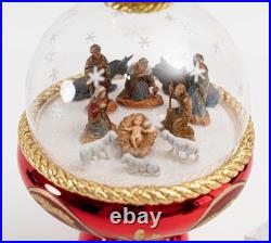 Christopher Radko Finial Dome O Holy Night 17 Nativity Limited Edition