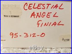 Christopher Radko Finial Ornament c. 1990 Celestial Angel New in Box