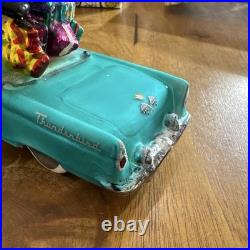 Christopher Radko Ford thunderbird vintage snowman ornament. Rare