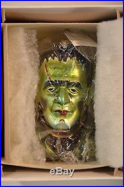 Christopher Radko Frankenstein Blown Glass Ornament NIB Universal Monsters