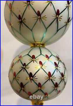 Christopher Radko French Regency Large 1999 Glass Christmas Ornament