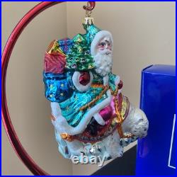 Christopher Radko Frosty Frolic VTG Ornament With Box And Tag 45/750