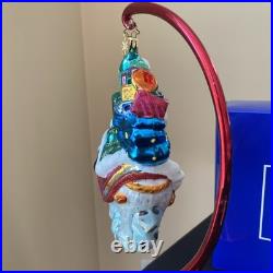 Christopher Radko Frosty Frolic VTG Ornament With Box And Tag 45/750