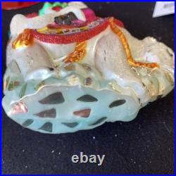 Christopher Radko Frosty Frolic VTG Ornament With Box And Tag 45/750