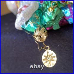 Christopher Radko Frosty Frolic VTG Ornament With Box And Tag 45/750