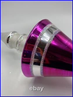 Christopher Radko Future Streamlined 9 Glass Christmas Ornament 87-036-1 HTF