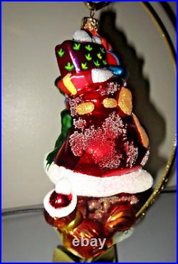 Christopher Radko GRINCH UP ON THE ROOFTOP Christmas Ornament DR SEUSS MINT