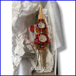 Christopher Radko Georgian Broley Finial 2007 #1013375 #63/300 Master Craftsman