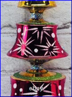 Christopher Radko Georgian Brolly Finial 2007 Master Craftsman withBox Rare Christopher Radko Georgian Brolly Finial 2007 Master Craftsman withBox Rare