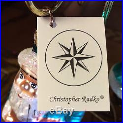 Christopher Radko Gifted Santa Ornament #94-070-1 Brand New In Box