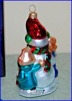 Christopher Radko Glass Christmas Ornament ALVIN and the CHIPMUNKS Snowman