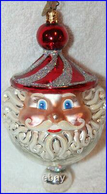 Christopher Radko Glass Christmas Ornament CHUBBY CHEERDROPS RARE Coloration
