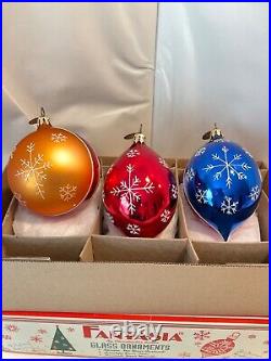 Christopher Radko Glass Christmas Ornaments FANTASIA SELECT EDITION #12,923