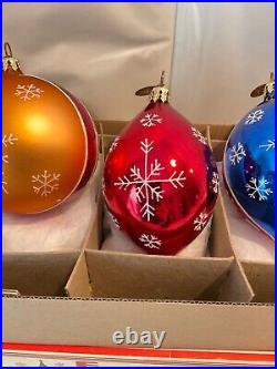 Christopher Radko Glass Christmas Ornaments FANTASIA SELECT EDITION #12,923