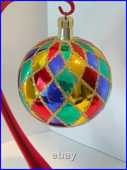 Christopher Radko Glass Ornament 1988 HARLEQUIN CARNIVAL 88-026-0